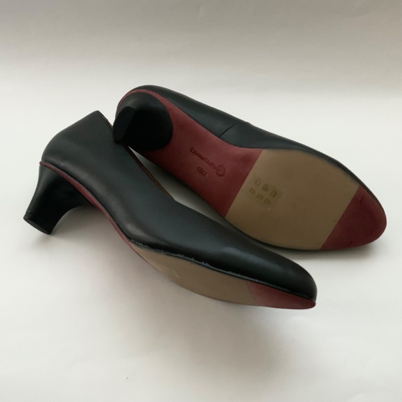 L' AMOUR DES PIEDS WOMEN'S JOZEFA BLACK NAPPA LEATHER PUMPS DRESS SHOES 10 - Picture 5 of 7